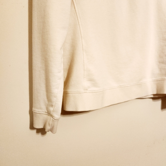 Vineyard Vines | Women's Ivory & Purple Quarter Zipper Shep Sweatshirt (Size XL) - Picture 7 of 16